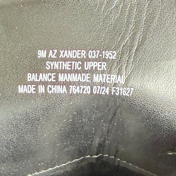 Edgy Black Combat Ankle Boots Size 9 Chunky Lug Platform Front Zipper Biker Goth - Picture 8 of 16